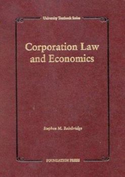 Hardcover Corporation Law and Economics Book