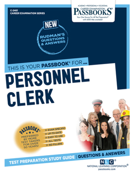 Paperback Personnel Clerk (C-2461): Passbooks Study Guide Volume 2461 Book