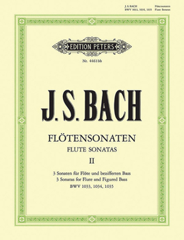 Paperback Flute Sonatas, Bwv 1033-1035 for Flute and Continuo Book
