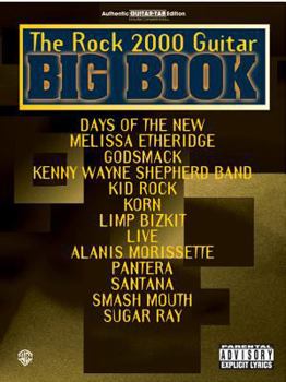 Paperback The Rock 2000 Guitar Big Book: Authentic Guitar Tab Book