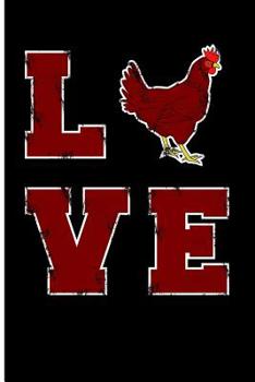 Paperback Love: Chicken Blank Lined Journal Notebook Book