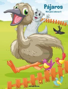 Paperback Pájaros libro para colorear 9 [Spanish] Book