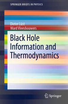 Paperback Black Hole Information and Thermodynamics Book