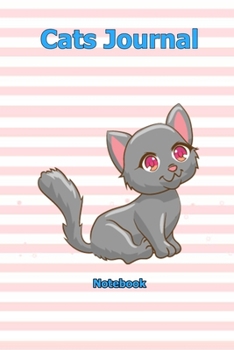 Cats Journal: Notebook 6 x 9 inch With 120 Lined pages