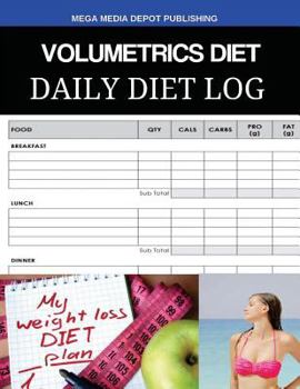 Paperback Volumetrics Diet Daily Diet Log Book