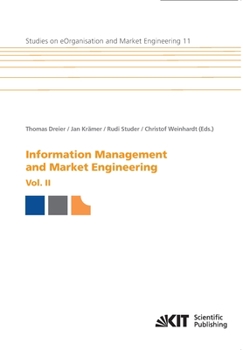 Paperback Information Management and Market Engineering. Vol. II Book