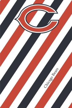 Paperback Chicago Bears: Bears Striped Notebook & Journal - NFL Fan Essential - Bears Fan Appreciation Book