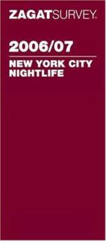 Paperback Zagat New York City Nightlife Book