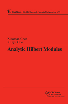 Hardcover Analytic Hilbert Modules Book