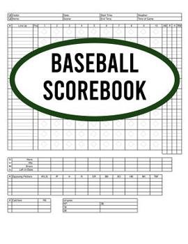 Paperback Baseball Scorebook: 120 Pages Baseball Score Sheet, Baseball Scorekeeper Book, Baseball Scorecard Book