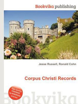Paperback Corpus Christi Records Book