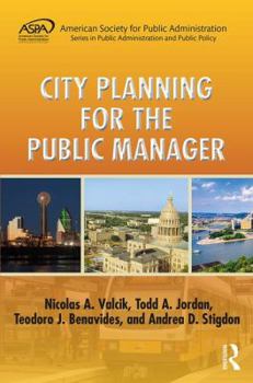 Hardcover City Planning for the Public Manager Book