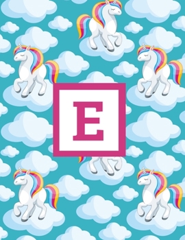 E: Letter Monogrammed Unicorn Daily Planner January 2020 - December 2020 Appointment Book Day Schedule For Women Girls - Cute Magical Animal (8.5"x11")
