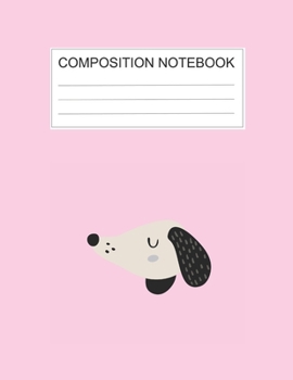 Composition notebook: Ruled (8.5 x 11 in), 110 Pages: Diary Book For Girl, Journal Notebook For Kids, Writing Journal Lined, Cute Pets (8.5 x 11 in), 110 Pages (cute composition pink)