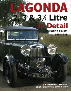 Hardcover Lagonda 2, 3 & 3 1/2 Litre: In Detail Book
