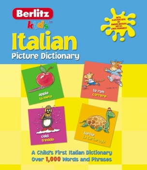 Paperback Italian Picture Dictionary Book