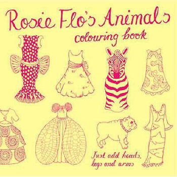 Rosie Flo's Animals Colouring Book - yellow