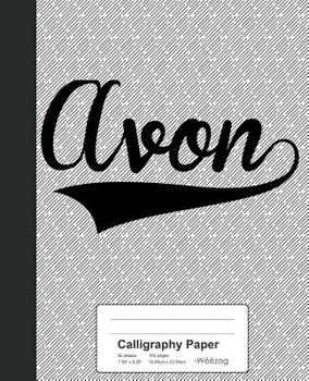 Paperback Calligraphy Paper: AVON Notebook Book
