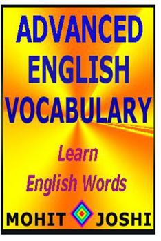 Paperback Advanced English Vocabulary Book