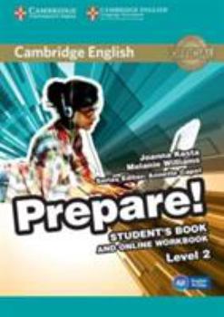 Paperback Cambridge English Prepare! Level 2 Student's Book and Online Workbook Book