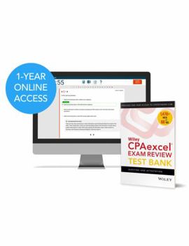 Paperback Wiley Cpaexcel Exam Review 2019 Test Bank: Auditing and Attestation (1-Year Access) Book