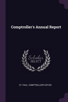 Paperback Comptroller's Annual Report Book