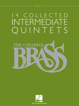 Paperback 14 Collected Intermediate Quintets: Horn in F Book