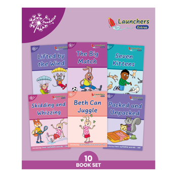 Phonic Books Dandelion Launchers Extras Stages 16-20: Simple two-syllable words and suffixes (Phonic Books Beginner Decodable)