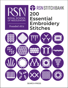 Hardcover Rsn Stitch Bank: 200 Essential Embroidery Stitches Book