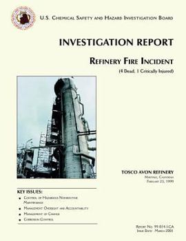 Paperback Investigation Report: Refinery Fire Incident Book