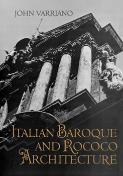Paperback Italian Baroque and Rococo Architecture Book