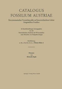 Paperback Catalogus Fossilium Austriae Primates [German] Book