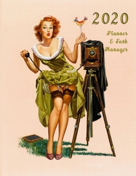 Paperback 2020 Planner & Task Manager: Week To A Page Diary Ideal Gift For Women With Additional Monthly Notes, Contacts, Password Logs & Habit Tracker Pages Book