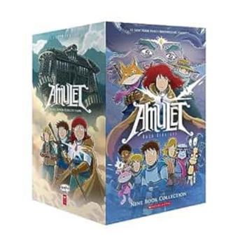 Amulet 1-9 Box Set (The Stonekeeper;The Stonekeeper's Curse; The Cloud Searchers; The Last Council; Prince of the Elves; Escape from Lucien; Firelight; Supernova; Waverider Amulet)