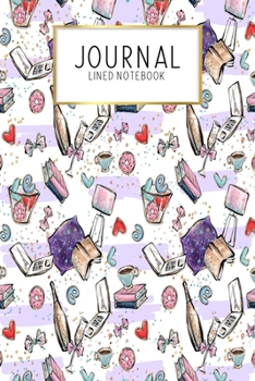 Paperback Journal Lined Notebook: Lazy Afternoon - Blank Lined Journal - Gratitude Journal - 6" x 9" 100 Pg -Motivational Quotes - Self-Care - Diary - G Book