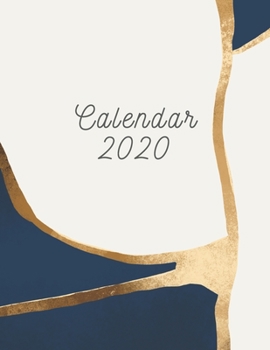 Paperback Calendar 2020: Monthly and Weekly Planner 2020. With 12 Month and 52 Week Planner and Notebook / Diary / Log / Journal for 2020. Orga Book