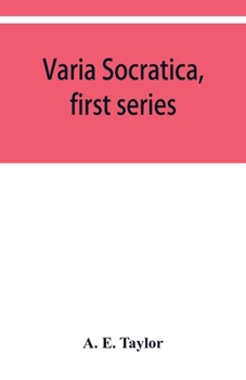 Paperback Varia Socratica, first series Book