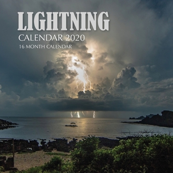 Paperback Lightning Calendar 2020: 16 Month Calendar Book