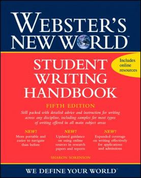 Paperback Webster's New World Student Writing Handbook, Fifth Edition Book