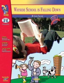Paperback Wayside School is Falling Down, by Louis Sachar Novel Study Grades 4-6 Book