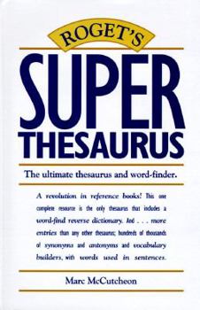 Paperback Roget's Super Thesaurus Book