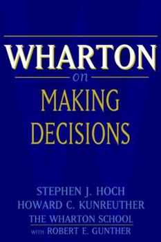 Hardcover Wharton on Making Decisions Book