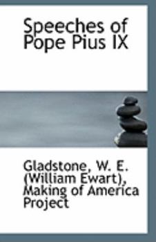 Speeches of Pope Pius Ix