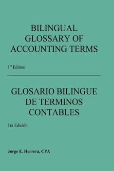 Paperback Bilingual Glossary of Accounting Terms Book