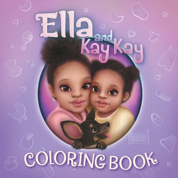Paperback Ella and Kay Kay Coloring Book