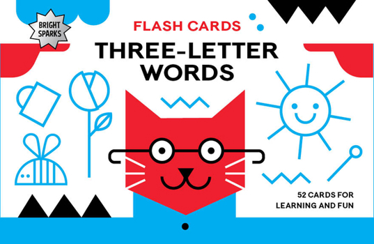 Cards Bright Sparks Flash Cards - Three-Letter Words Book
