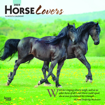 Calendar Horse Lovers 2023 Square Foil Book