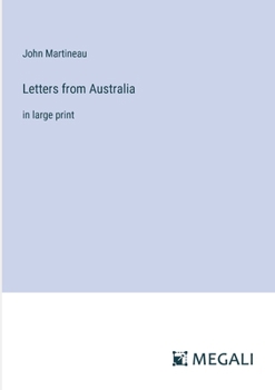 Paperback Letters from Australia: in large print Book