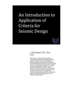 Paperback An Introduction to Application of Criteria for Seismic Design Book