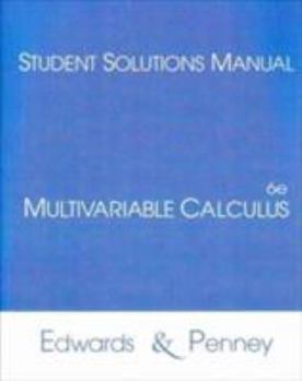 Paperback Student Solutions Manual for Multivariable Calculus Book